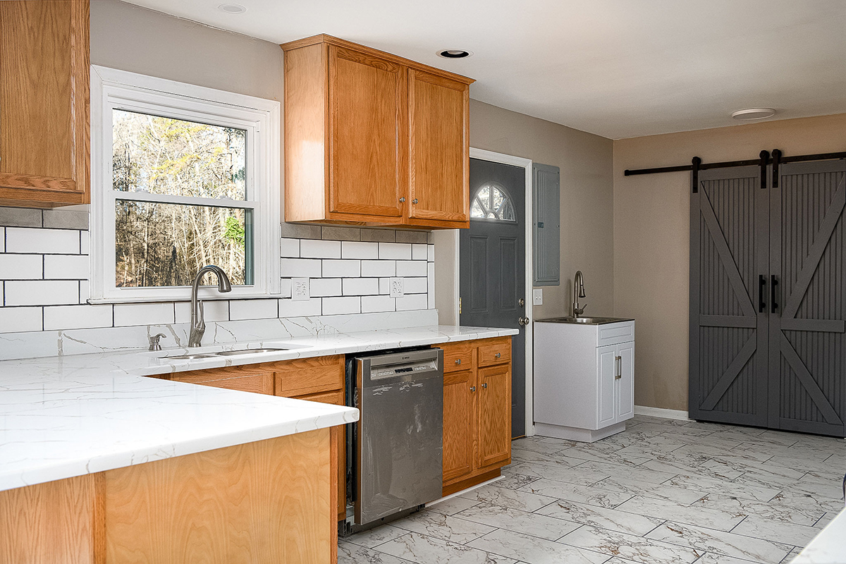 House Flip Revert Investments Kitchen